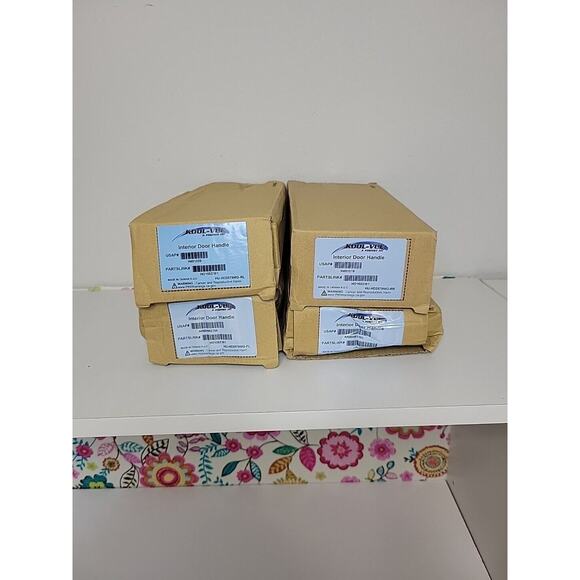 Set/4 For 94-97 Honda Accord Door Handles Black Interior Front Rear Right Left - Picture 1 of 12